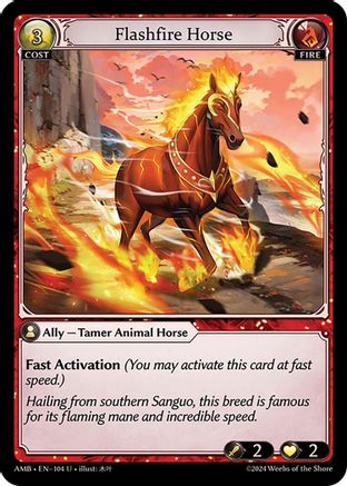Flashfire Horse (104) - Mortal Ambition - The Grand Archivist