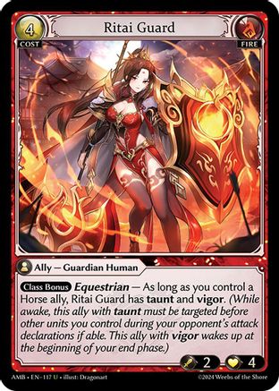 Ritai Guard (117) - Mortal Ambition Foil - The Grand Archivist