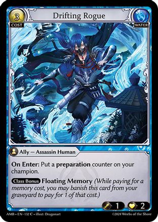 Drifting Rogue (132) - Mortal Ambition Foil - The Grand Archivist