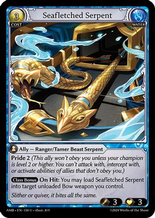 Seafletched Serpent (150) - Mortal Ambition - The Grand Archivist