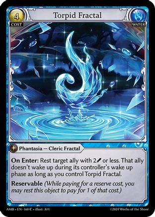 Torpid Fractal (160) - Mortal Ambition Foil - The Grand Archivist