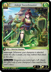 Adept Swordmaster (165) - Mortal Ambition Foil - The Grand Archivist