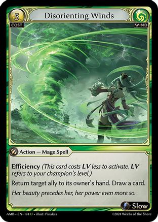Disorienting Winds (174) - Mortal Ambition Foil - The Grand Archivist