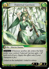Fraternal Garrison (177) - Mortal Ambition Foil - The Grand Archivist