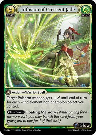 Infusion of Crescent Jade (180) - Mortal Ambition - The Grand Archivist