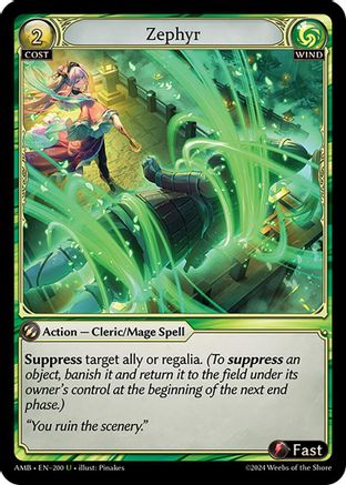 Zephyr (200) - Mortal Ambition - The Grand Archivist