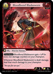 Bloodbond Bladesworn (202) - Mortal Ambition Foil - The Grand Archivist