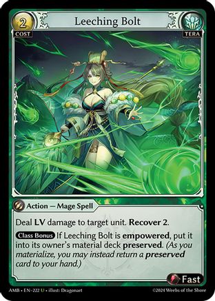Leeching Bolt (222) - Mortal Ambition - The Grand Archivist