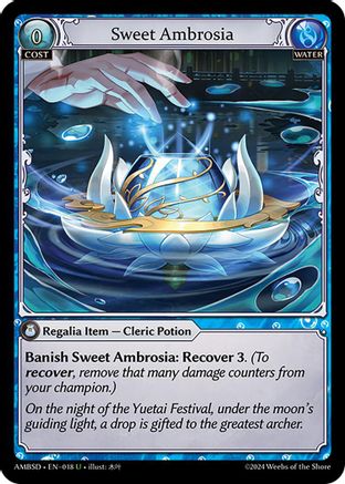 Sweet Ambrosia (018) - Mortal Ambition Starter Decks - The Grand Archivist
