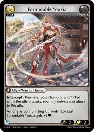 Formidable Youxia (025) - Mortal Ambition Starter Decks - The Grand Archivist