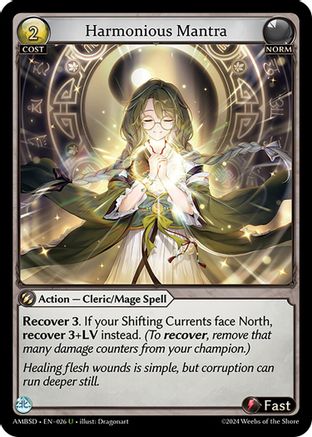 Harmonious Mantra (026) - Mortal Ambition Starter Decks - The Grand Archivist