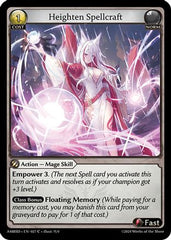 Heighten Spellcraft (027) - Mortal Ambition Starter Decks - The Grand Archivist