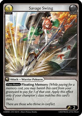 Savage Swing (032) - Mortal Ambition Starter Decks - The Grand Archivist