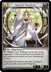Spirited Neophyte (034) - Mortal Ambition Starter Decks