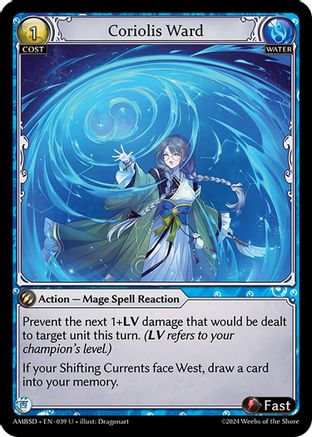Coriolis Ward (039) - Mortal Ambition Starter Decks - The Grand Archivist