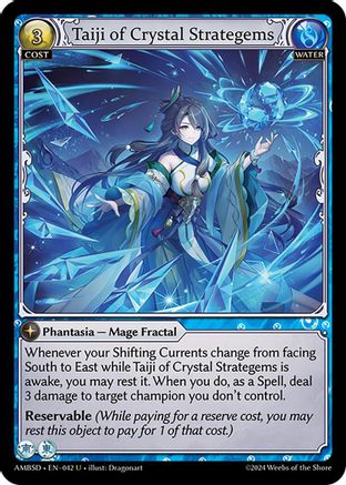 Taiji of Crystal Strategems (042) - Mortal Ambition Starter Decks - The Grand Archivist