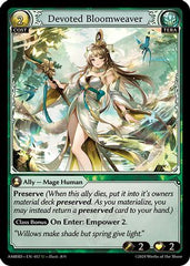 Devoted Bloomweaver (057) - Mortal Ambition Starter Decks - The Grand Archivist
