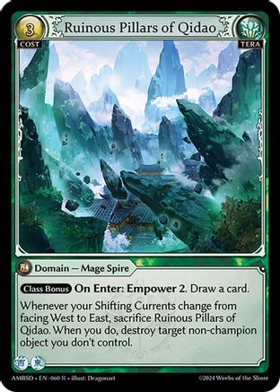 Ruinous Pillars of Qidao (060) - Mortal Ambition Starter Decks - The Grand Archivist