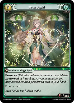 Tera Sight (061) - Mortal Ambition Starter Decks - The Grand Archivist