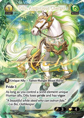 Dilu, Auspicious Charger (CSR) (13) - Mortal Ambition Event Pack Foil - The Grand Archivist