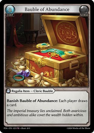 Bauble of Abundance (125) - Promotional Cards Foil - The Grand Archivist