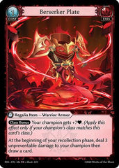 Berserker Plate (126) - Promotional Cards Foil - The Grand Archivist