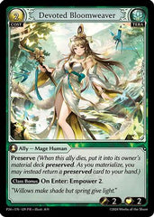 Devoted Bloomweaver (129) - Promotional Cards Foil - The Grand Archivist