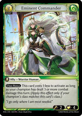 Eminent Commander (130) - Promotional Cards Foil - The Grand Archivist