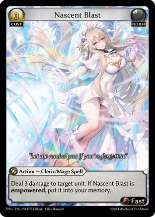 Nascent Blast (158) - Promotional Cards Foil - The Grand Archivist