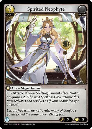 Spirited Neophyte (145) - Promotional Cards Foil - The Grand Archivist