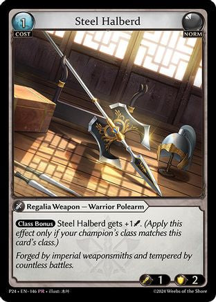 Steel Halberd (146) - Promotional Cards Foil - The Grand Archivist