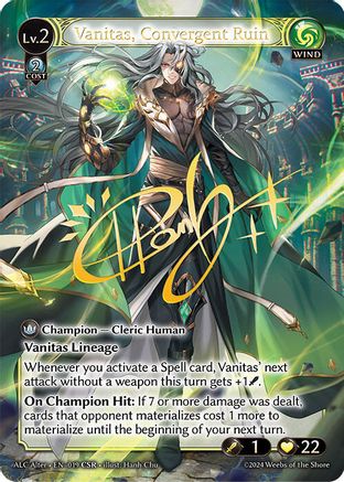 Vanitas, Convergent Ruin (CSR) (019) - Alchemical Revolution Alter Edition Foil - The Grand Archivist
