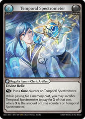 Temporal Spectrometer (029) - Alchemical Revolution Alter Edition Foil - The Grand Archivist