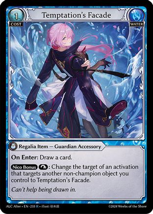 Temptation's Facade (233) - Alchemical Revolution Alter Edition - The Grand Archivist