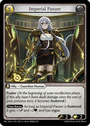 Imperial Panzer (225) - Alchemical Revolution Alter Edition Foil - The Grand Archivist
