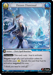 Frozen Dismissal (221) - Alchemical Revolution Alter Edition - The Grand Archivist