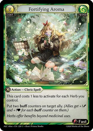 Fortifying Aroma (220) - Alchemical Revolution Alter Edition Foil - The Grand Archivist
