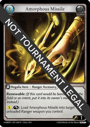 Amorphous Missile (002) - Mortal Ambition Draft Pack - The Grand Archivist
