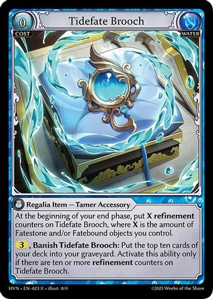Tidefate Brooch (023) - Abyssal Heaven Foil - The Grand Archivist