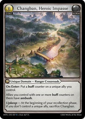 Changban, Heroic Impasse (037) - Abyssal Heaven Foil - The Grand Archivist