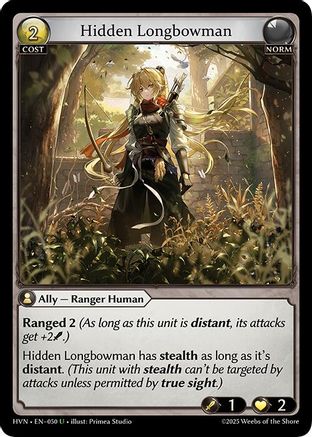 Hidden Longbowman (050) - Abyssal Heaven Foil - The Grand Archivist