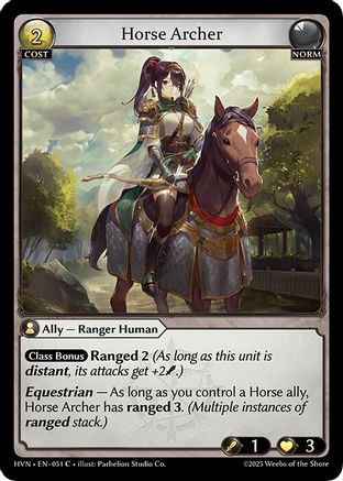 Horse Archer (051) - Abyssal Heaven - The Grand Archivist