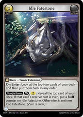 Idle Fatestone // Bolstered Boar (052) - Abyssal Heaven Foil - The Grand Archivist