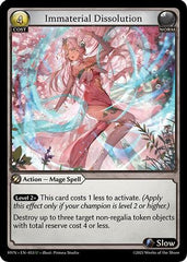 Immaterial Dissolution (053) - Abyssal Heaven Foil - The Grand Archivist