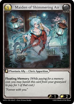 Maiden of Shimmering Air (056) - Abyssal Heaven Foil - The Grand Archivist