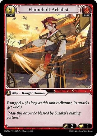 Flamebolt Arbalist (087) - Abyssal Heaven - The Grand Archivist