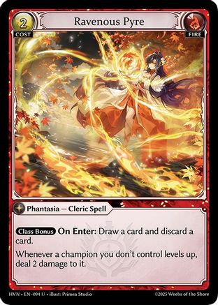 Ravenous Pyre (094) - Abyssal Heaven Foil - The Grand Archivist