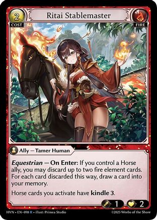 Ritai Stablemaster (098) - Abyssal Heaven Foil - The Grand Archivist