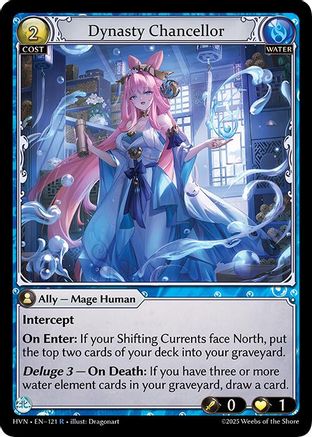 Dynasty Chancellor (121) - Abyssal Heaven Foil - The Grand Archivist