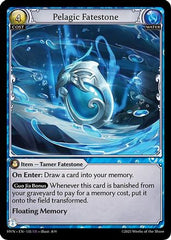 Pelagic Fatestone // Slick Torrentrider (135) - Abyssal Heaven Foil